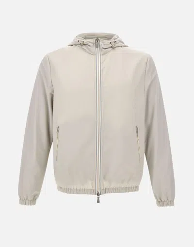 Shop Eleventy Jackets In Beige