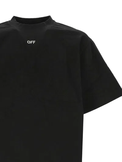 Shop Off-white T-shirts And Polos In Black