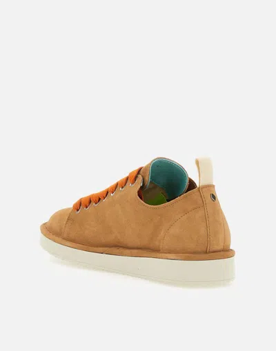 Shop Pànchic Panchic Sneakers In Beige/orange