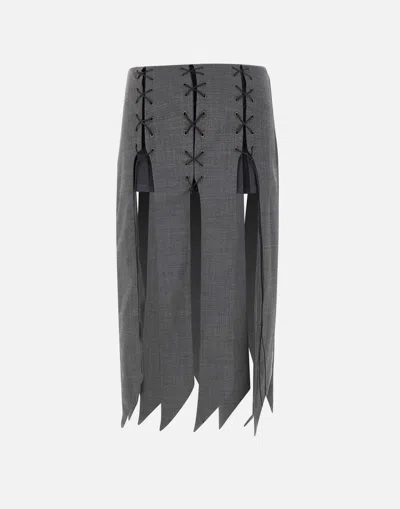 Shop Avavav Skirts In Grey