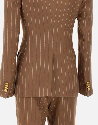 Shop Tagliatore Dresses In Brown