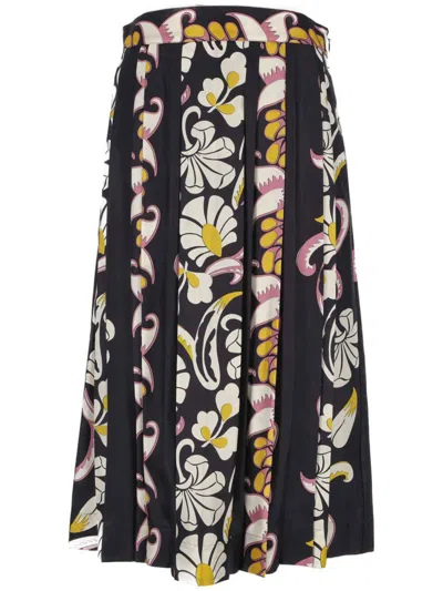 Shop Tory Burch Skirts In Pink Tropical