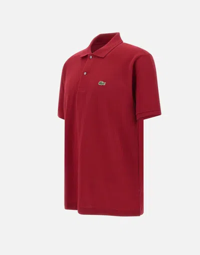 Shop Lacoste T-shirts And Polos In Red