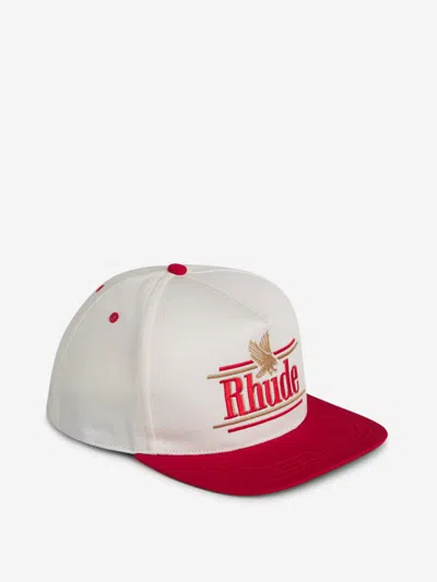Shop Rhude Rossa Logo Cap In Logo On The Front