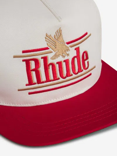 Shop Rhude Rossa Logo Cap In Logo On The Front