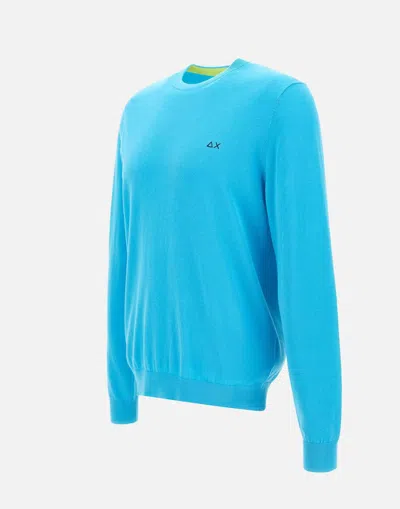 Shop Sun68 Sweaters In Turquoise