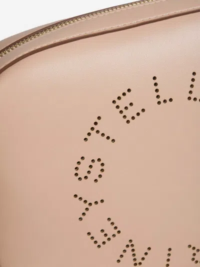 Shop Stella Mccartney Mini Logo Crossbody Bag In Light Pink