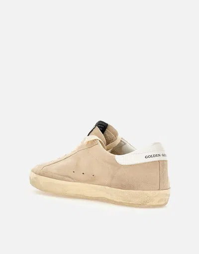 Shop Golden Goose Sneakers In Beige/white