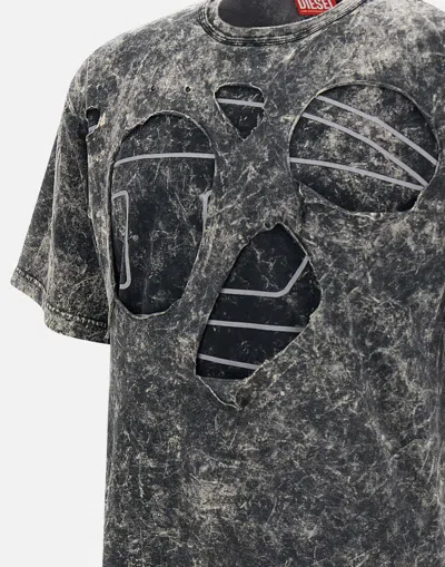 Shop Diesel T-shirts And Polos In Grey