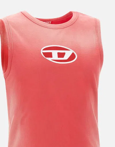 Shop Diesel T-shirts And Polos In Red