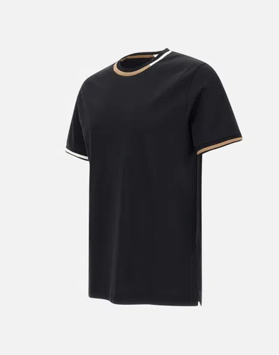 Shop Hugo Boss Boss T-shirts And Polos In Black