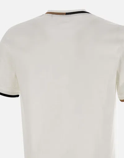 Shop Hugo Boss Boss T-shirts And Polos In White