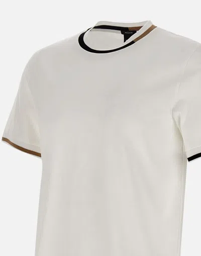 Shop Hugo Boss Boss T-shirts And Polos In White