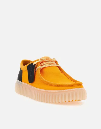 Shop Clarks Sneakers In Yellow