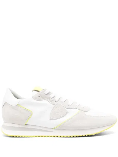 Shop Philippe Model Sneakers In Mondial Neon_blanc Jaune
