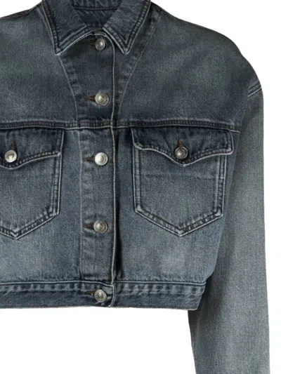 Shop Isabel Marant Jackets In Faded Blu