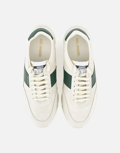 Shop Axel Arigato Sneakers In Beige/green
