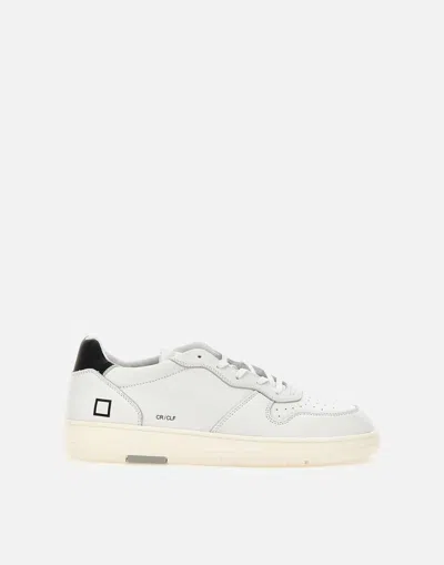 Date D. A.t. E. Man Sneakers White Size 7 Soft Leather In White