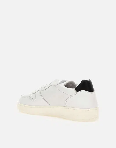 Date D. A.t. E. Man Sneakers White Size 7 Soft Leather In White