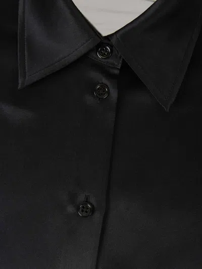 Shop Alexander Wang Flowing Silk Shirt In Black