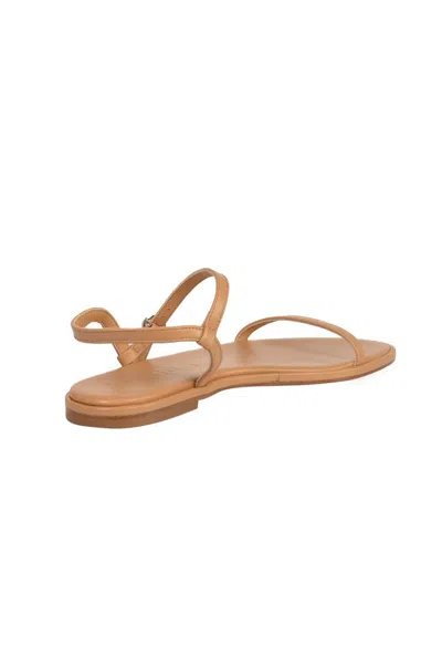 Shop Aeyde Sandals In Hazelnut