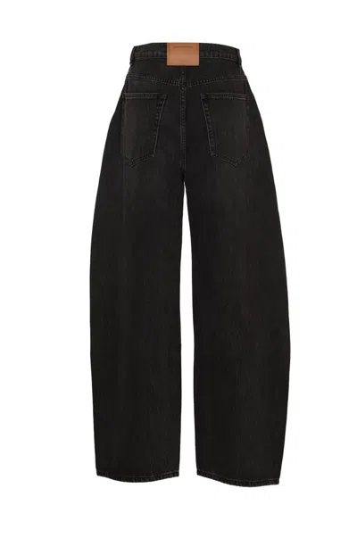 Shop Alexander Wang Jeans In Grey Aged
