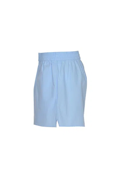 Shop Alexander Wang Shorts In Chambray Blue
