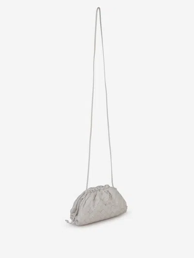 Shop Bottega Veneta Mini Pouch Clutch Bag In White