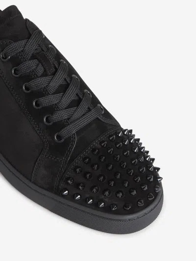 Christian Louboutin Men Louis Junior Spikes Borchie Punta Sneaker In Animal Print