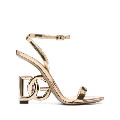 Shop Dolce & Gabbana Shoes In Gold