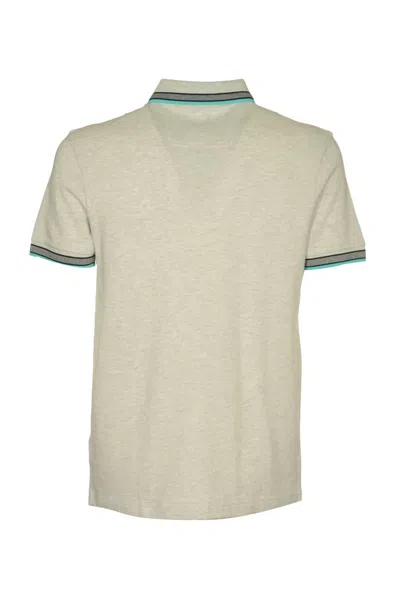 Shop Hugo Boss Boss T-shirts And Polos In Light Pastel Grey
