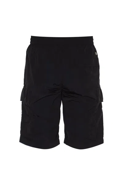 Shop C.p. Company Cp Company Shorts In Total Eclipse
