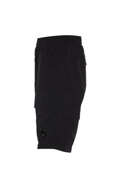 Shop C.p. Company Cp Company Shorts In Total Eclipse