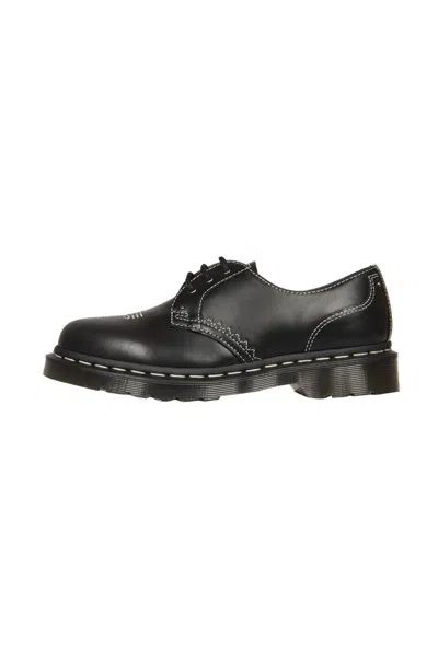 Shop Dr. Martens' Dr. Martens Flat Shoes In Black Wanama