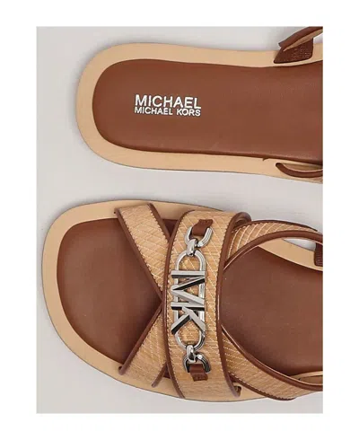 Shop Michael Kors Sandals In Natlugg