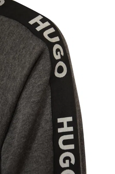 Shop Hugo Boss Hugo Sweaters In Open Grey