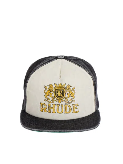 Shop Rhude Caps & Hats In Black