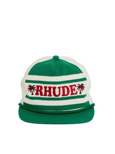 Shop Rhude Caps & Hats In Green