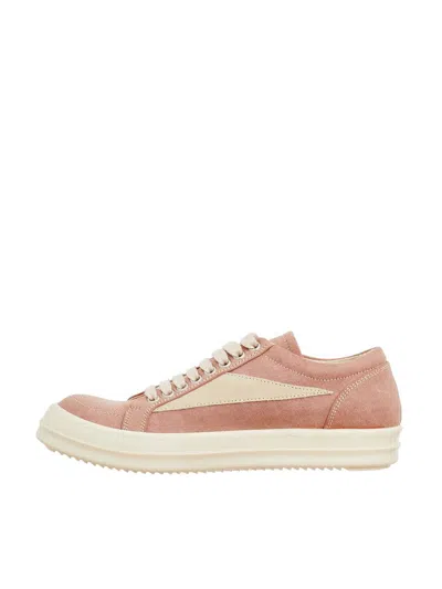 Shop Rick Owens Sneakers In Pink