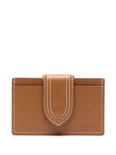 Shop Jacquemus Small Leather Goods In Brown