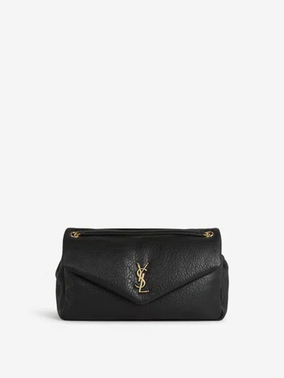 Shop Saint Laurent Calypso Shoulder Bag In Black