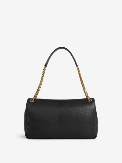 Shop Saint Laurent Calypso Shoulder Bag In Black