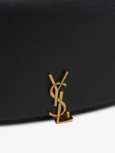 Shop Saint Laurent Voltaire Mini Shoulder Bag In Black