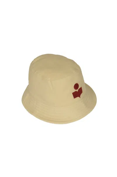 Shop Isabel Marant Marant Hats In Ecru/red