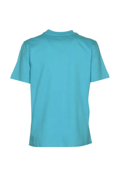 Shop Msgm T-shirts And Polos Blue