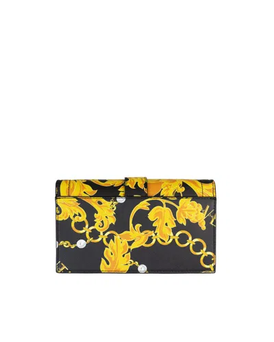 Shop Versace Jeans Couture Clutch Bag In Black