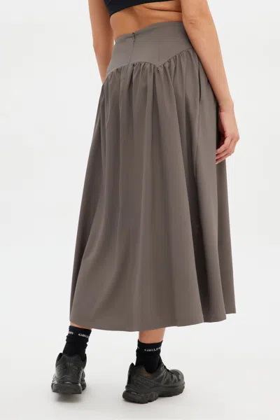 Shop Girlfriend Collective Flint Celene Gathered Skirt