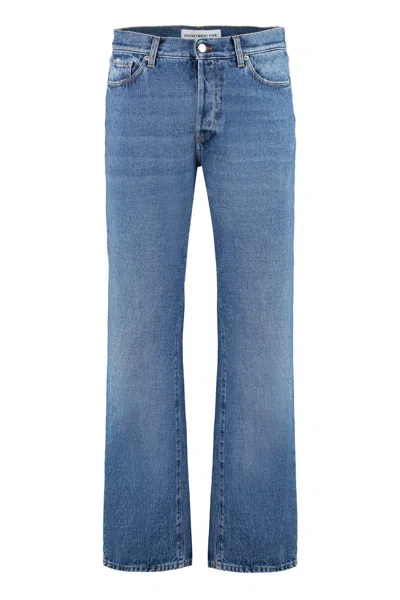 Shop Department 5 Bowl Jeans 5-pocket Straight-leg Jeans In Denim