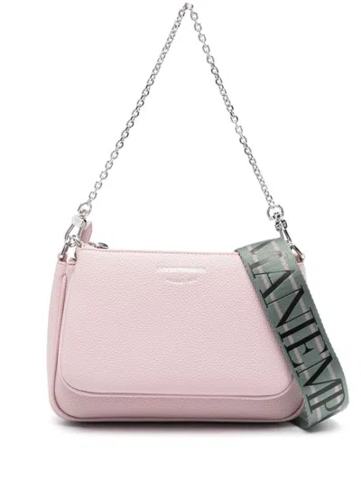 Shop Emporio Armani Mini Shoulder Bag In Pink