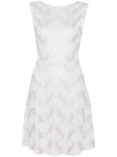 Shop Emporio Armani Short Dress In White